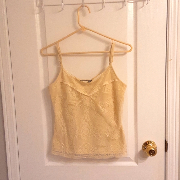 Cream lace camisole - Picture 1 of 2